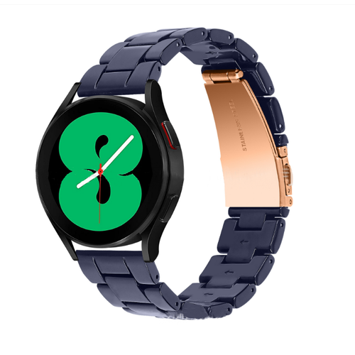 ремешок нейлоновый gsmin woven nylon 20 для samsung galaxy watch 4 44мм серо белый Сменный ремешок браслет MyPads из натуральной эпоксидной смолы для умных смарт-часов Samsung Galaxy Watch 4 40мм/44мм с функцией быстрой замены быс.