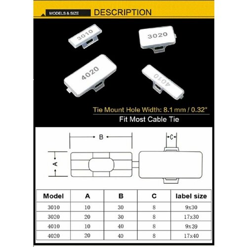 Держатели проводов ТК Доминанта