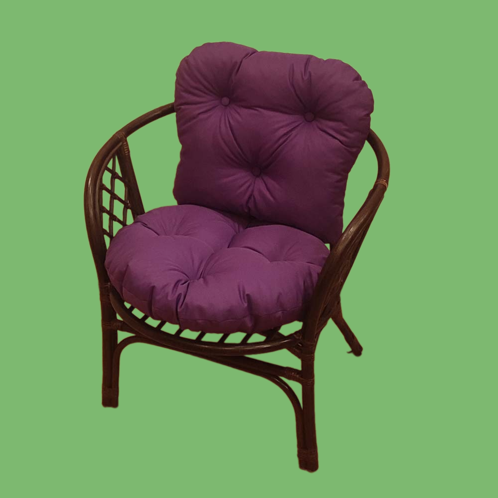 Подушка на кресло для садовой мебели из ротанга Багама - фотография № 2