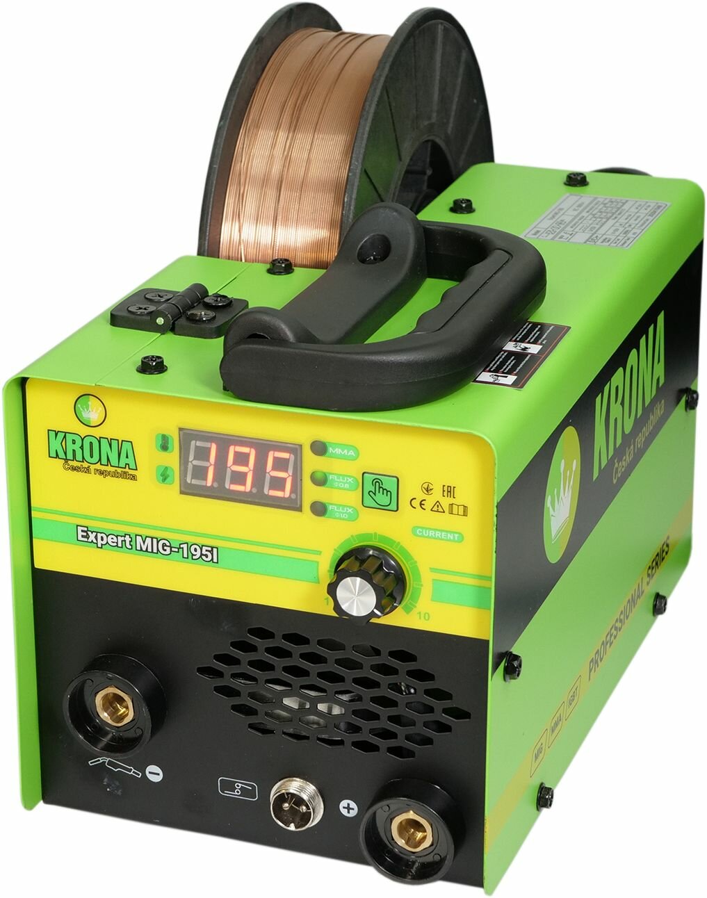 фото Сварочный аппарат полуавтомат KRONA -195i, до 5 кг проволока, Безгазовый
