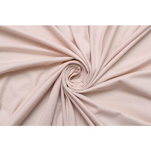 Ткань Трикотаж стрейч тонкий цвета розоватого экрю, ш130см, 0,5 м ткань трикотаж стрейч тонкий белый ш130см 0 5 м