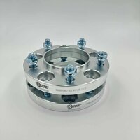 Проставки колёсные 4шт. 25мм 5*139,7/5*114,3 ЦО 98,5/67,1 м12*1,25 гайка+шпилька 25мм с бортиком из линейки Дюралюминиевый сплав  ...