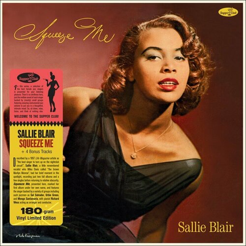 Виниловая пластинка Sallie Blair / Squeeze Me (Limited Numbered Edition, Direct Metal Mastering) (LP)