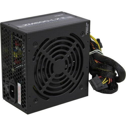 Блок Питания Zalman ZM600-LXII <600W, ATX12V v2.3, APFC, 12cm Fan, Ret> черный