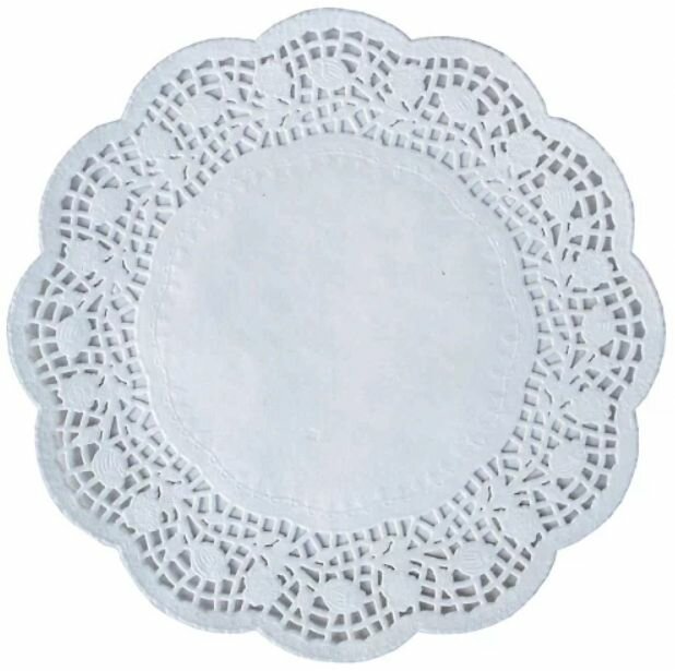 фото Ажурная салфетка круглая D 16см 250