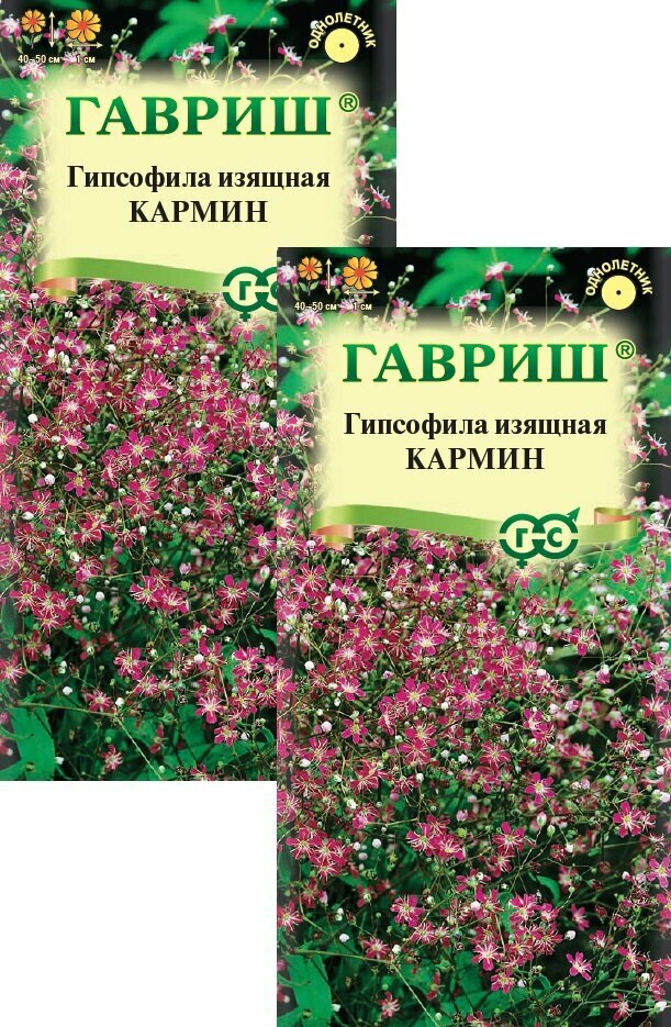 Гипсофила изящная Кармин (01 г) 2 пакета