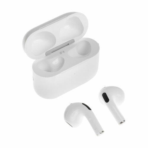 Наушники i4 беспроводные вкладыши шумоподавление ВТ 50 30270 мАч белые 238300₽