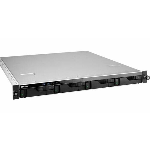 ASUSTOR AS6504RS 4Bay/Intel Atom C3538, 2.1GHz/8GB DDR4/noHDD, LFF(HDD, SSD),/2x1GbE(LAN)/4xUSB3.2; 90IX01G0-BW3S00