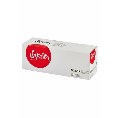 Картридж Sakura W2031X (415X) для HP LJ M454/MFPM479, голубой, 6000 к. картридж w2031x 415x для hp лазерный голубой 6000 страниц sakura