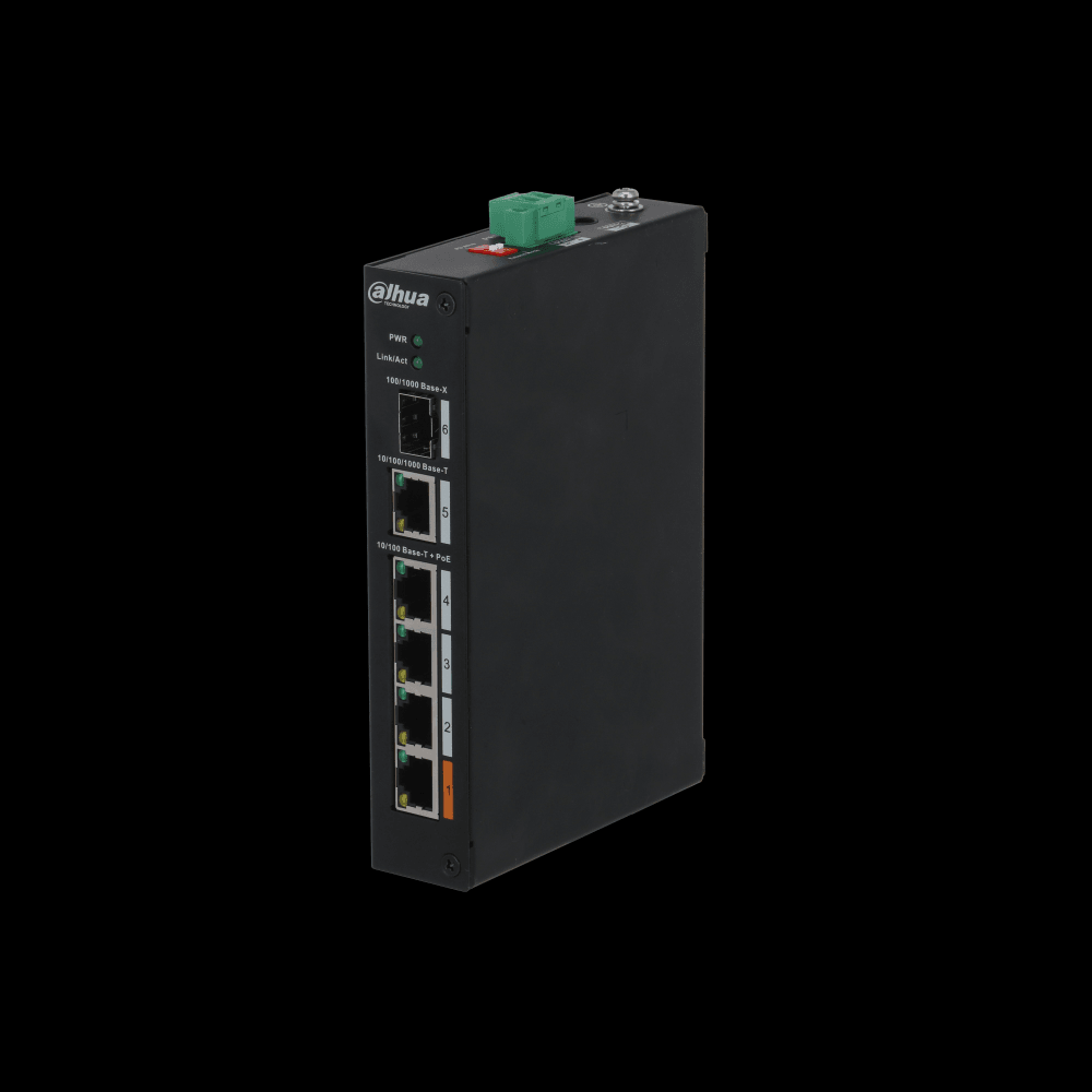 PoE оборудование Dahua DH-PFS3106-4ET-60-V2