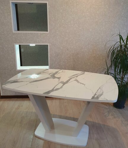 Изображение товара Стол обеденный Вегас глянцевый 130х80х170 (в раскладе)