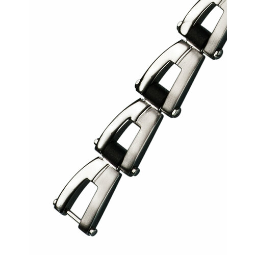 Браслет Colibri Of London, металл, размер 22 см, серебристый 2020 new 8mm stainless steel rotating ring titanium steel jewelry sports wind ring