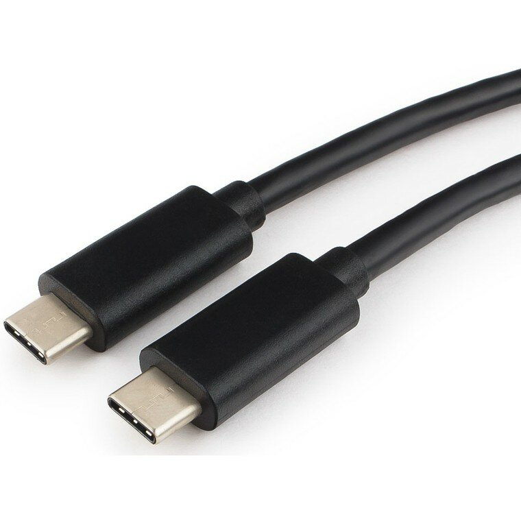 Кабель USB3.1 Type-C/Type-C, PD/QC3.0, 3A, 36Вт, 0.3м, черный пакет Cablexpert CCP-USB3.1-CMCM-0.3M