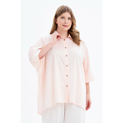 Рубашка Olsi, размер 66-70, розовый