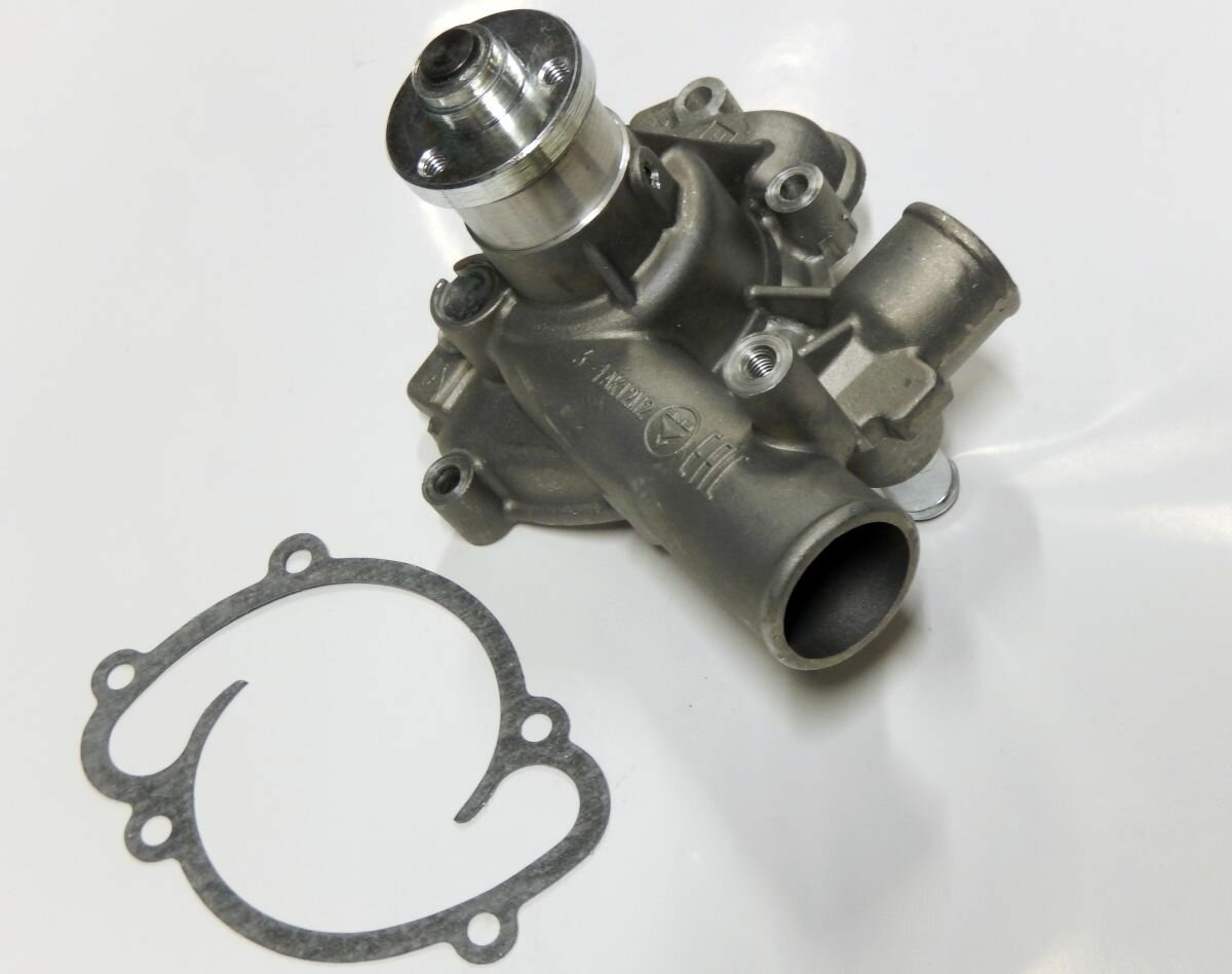 Насос водяной для а/м Газ, УАЗ (помпа) дв. 405, 406, 409 (под ГУР, без кондиционера) в сборе (ЗМЗ) - фото №9