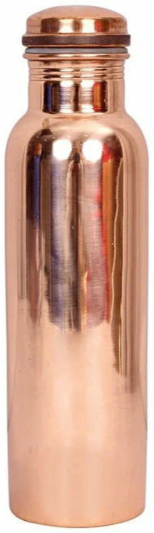 фото Медная бутылка Бутылка цельно медная