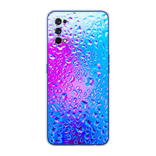 Силиконовый чехол на Realme 7 Pro / Реалми 7 Про Капли на стекле силиконовый чехол капли на стекле на nokia 7 нокиа 7