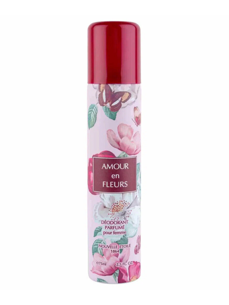 Новая Заря Любовь в цветах - Amour En Fleurs дезодорант 75 ml