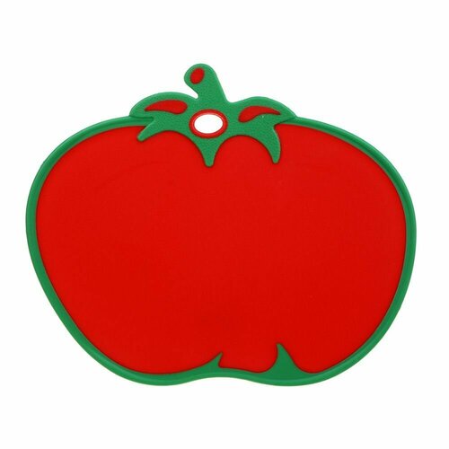 Доска разделочная в форме томата 31,5x26 см, полипропилен, VETTA