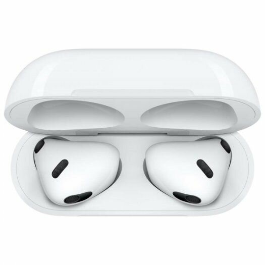 Беспроводные наушники Apple AirPods 3 MagSafe (2021) в зарядном футляре, белый — фото 1