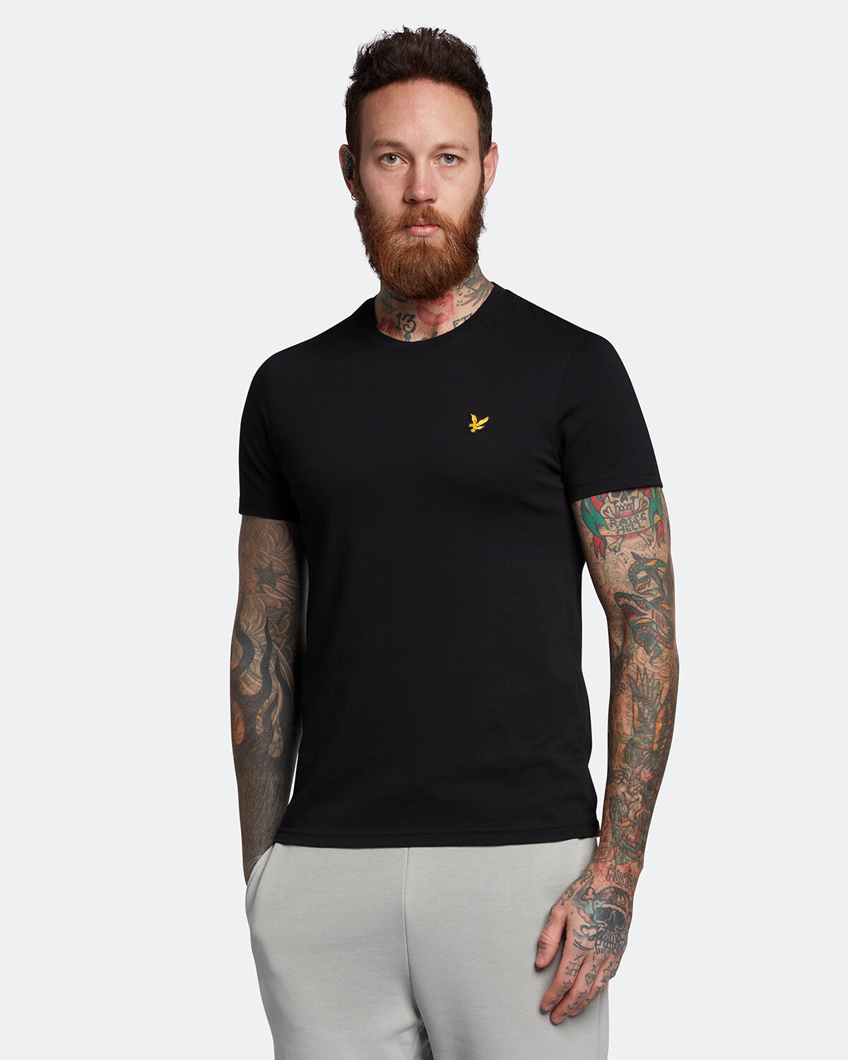 Футболка Lyle & Scott, размер L, черный