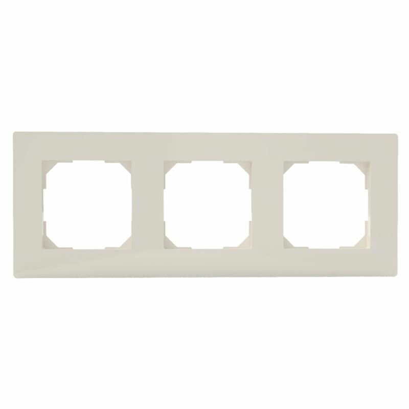 Рамка 3-м Pixel универс. беж. TOKOV ELECTRIC TKE-PX-RM3-C02 - фото №2