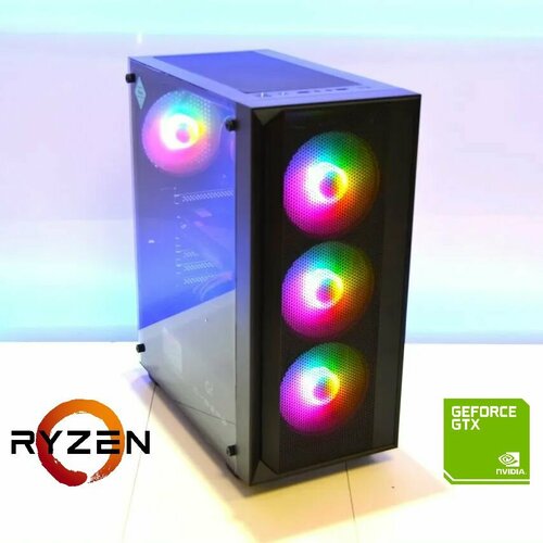 Системный блок AMD Ryzen 5 1600,16Gb DDR4, GTX 1070 Ti 8Gb, SSD 120Gb, HDD 1Tb