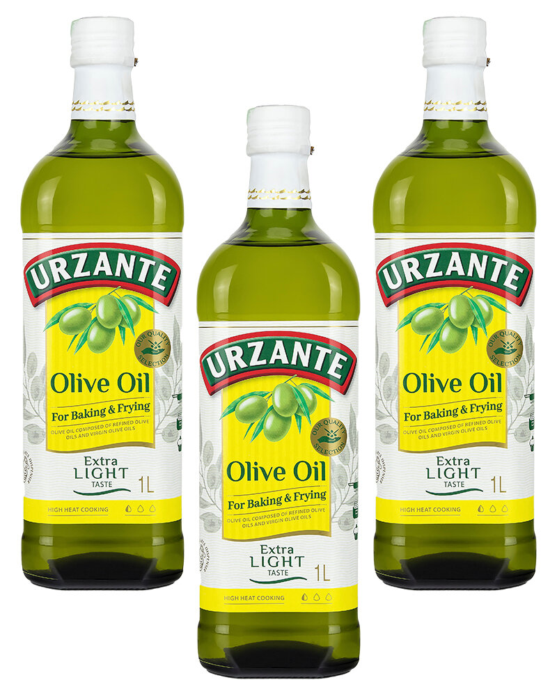 Масло Оливковое Urzante 100% 1л- 3 шт