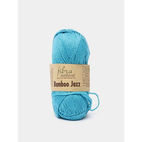 Пряжа Bamboo Jazz, хлопок, бамбук, 132 м, 50 г, 207 бирюза