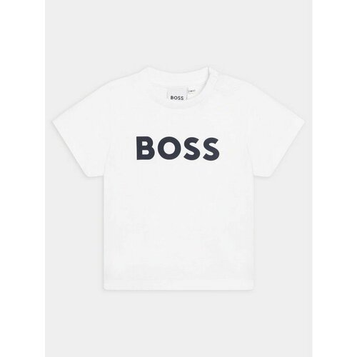 Футболка BOSS, размер 9M [METM], белый футболка adidas размер 6 9m [met] белый