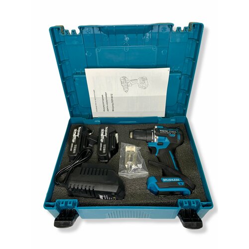 Шуруповерт Minjiang DDF487Z-YL От аккумулятора 21 В Кейс 2 АКБ и ЗУ 10850₽