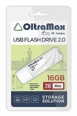 USB флэш-накопитель (OLTRAMAX OM-16GB-310-White)