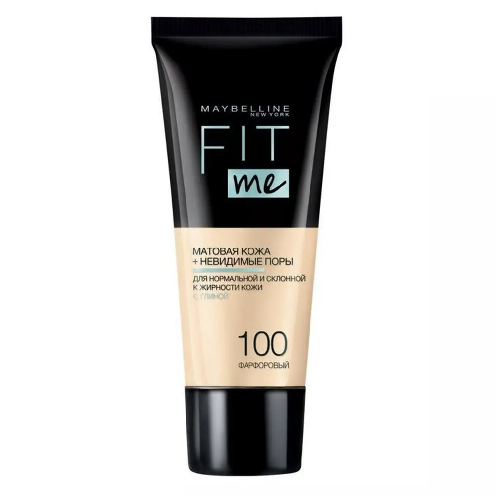 Maybelline New York тональный крем Fit Me №100 фарфоровый