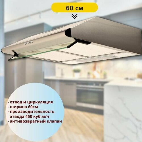 Кухонная вытяжка Oasis UP-60S 500 куб мчас 739000₽