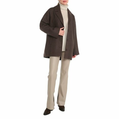 Пальто Calzetti, размер S, темно-коричневый