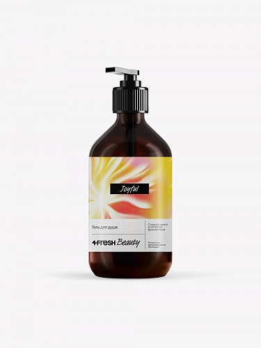 фото 4fresh BEAUTY Premium, Гель для душа парфюмированный "Сладкое манго и лепестки франжипани" 450 мл