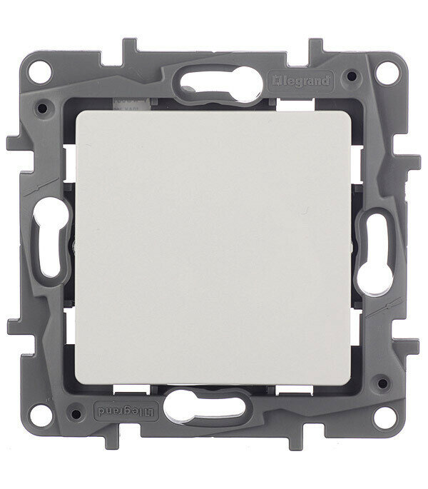 Выключатель Legrand Etika одноклавишный встраиваемый белый (672201) Legrand 672201