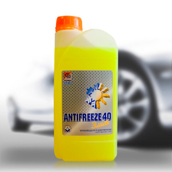 фото Elite Антифриз 40 (Желтый), 1 л