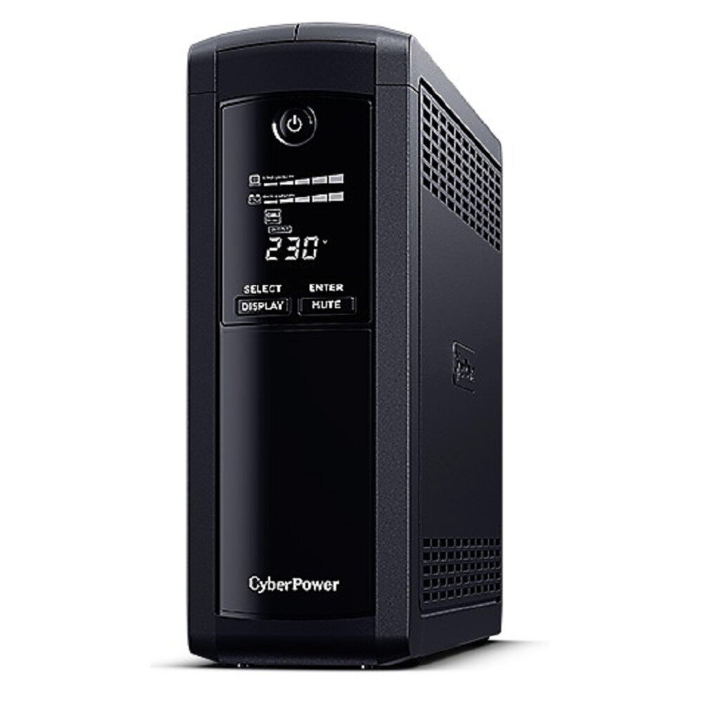 CyberPower ИБП CyberPower VP1200EILCD ИБП {Line-Interactive, Tower, 1200VA/720W USB/RS-232/RJ11/45 (4 + 4 IEC С13)}