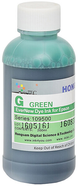 Чернила DCTec водорастворимые Epson Pro7900 EverNew Green (зеленый) 200 мл