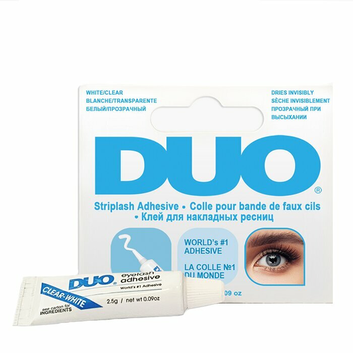 Клей для ресниц прозрачный / DUO Striplash Adhesive White/Clear 2.5 гр