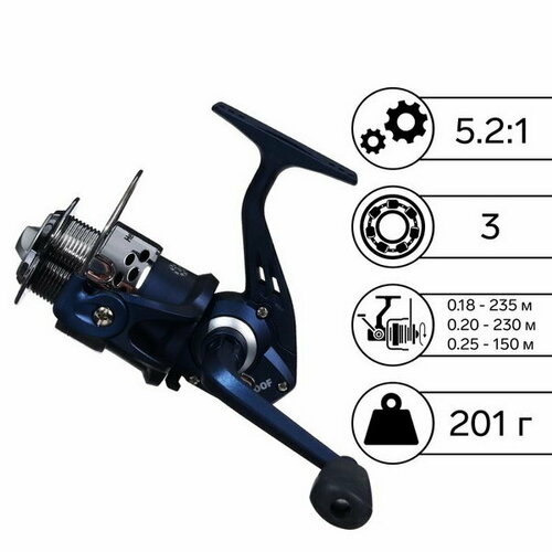 Катушка подшипниковая NAMI 2000F, 3 подшипника, 5.2:1