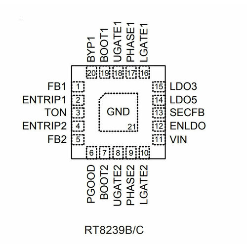 Микросхема RT8239C JD=