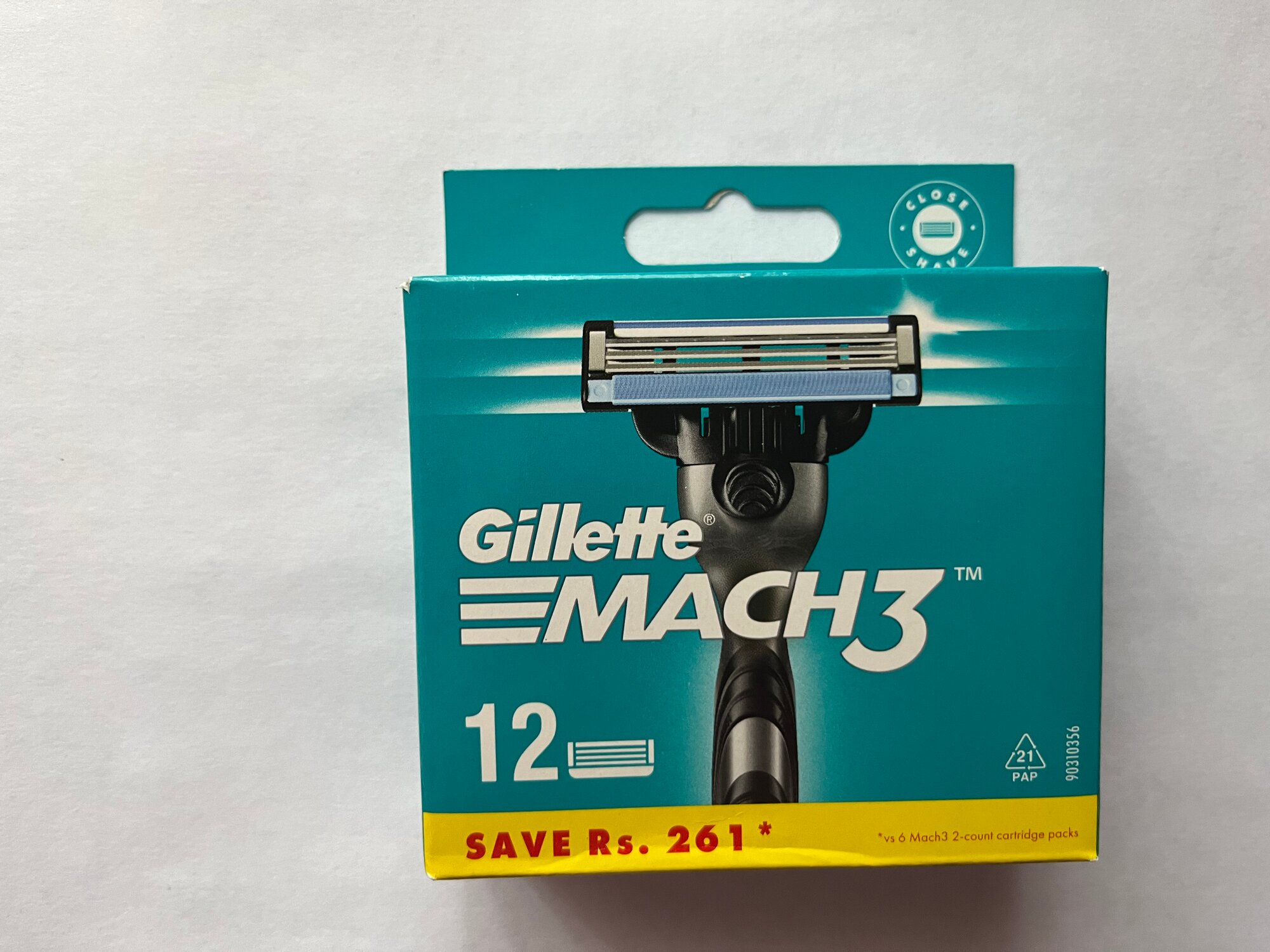 Сменные кассеты Gillette Mach3 12 шт