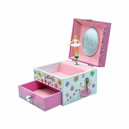 Маленькая музыкальная шкатулка JAKOS с выдвигающимся отделением 3247₽