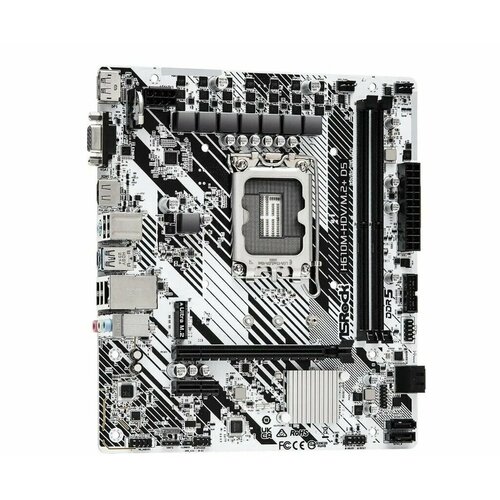 Материнская плата ASRock H610M-HDVM2 D5 1578200₽