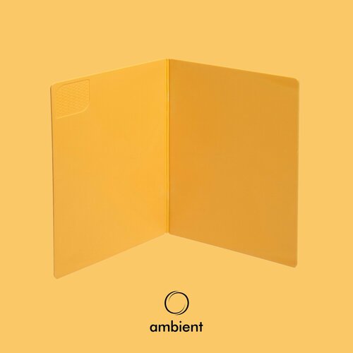 Разделочная доска ambient Omni 365х256х2 мм медово-желтый 385₽