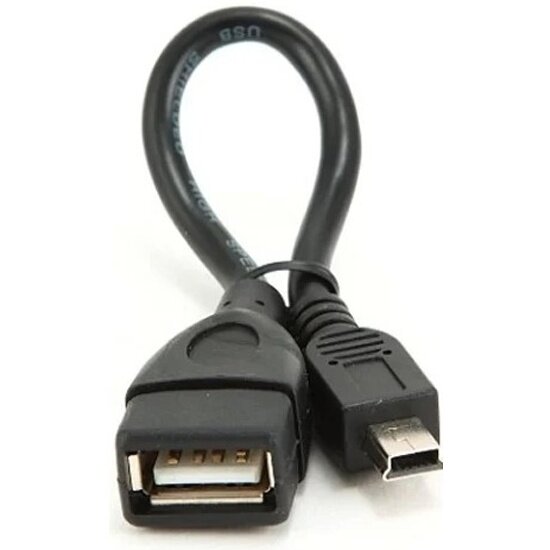 Кабель miniUSB 0.15м Bion BXP-A-OTG-AFBM-002 круглый черный - фото №3