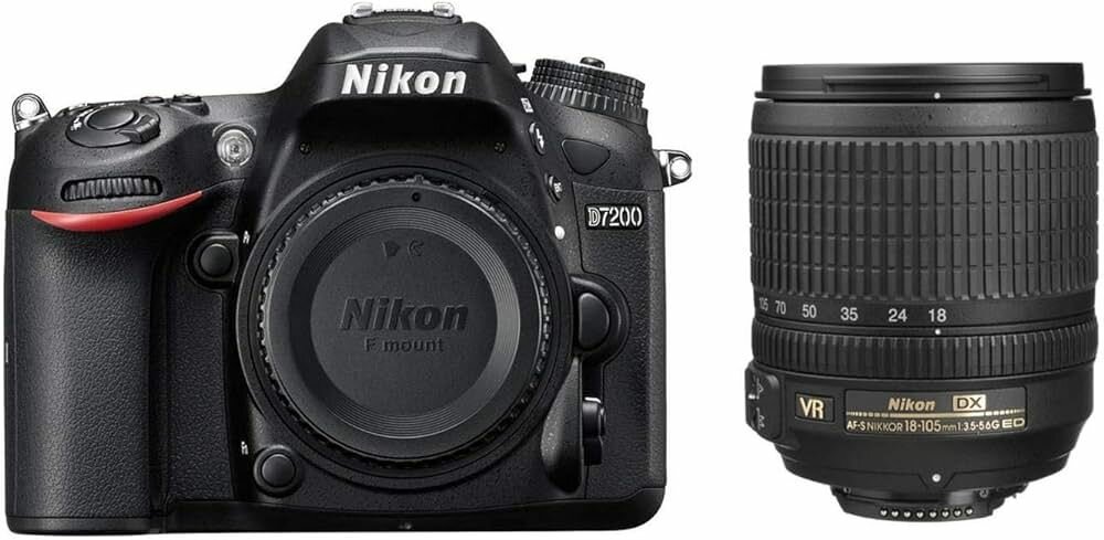 Зеркальный фотоаппарат Nikon D7200 Kit 18-105 VR