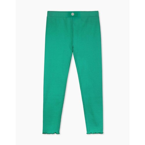 футболка gloria jeans размер 4 6л 110 116 зеленый белый Легинсы Gloria Jeans, размер 4-6л/110-116, зеленый